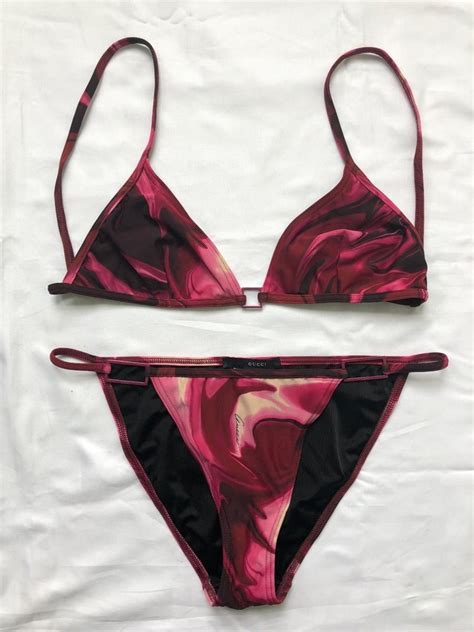 gucci vintage bikini|Gucci bikini top.